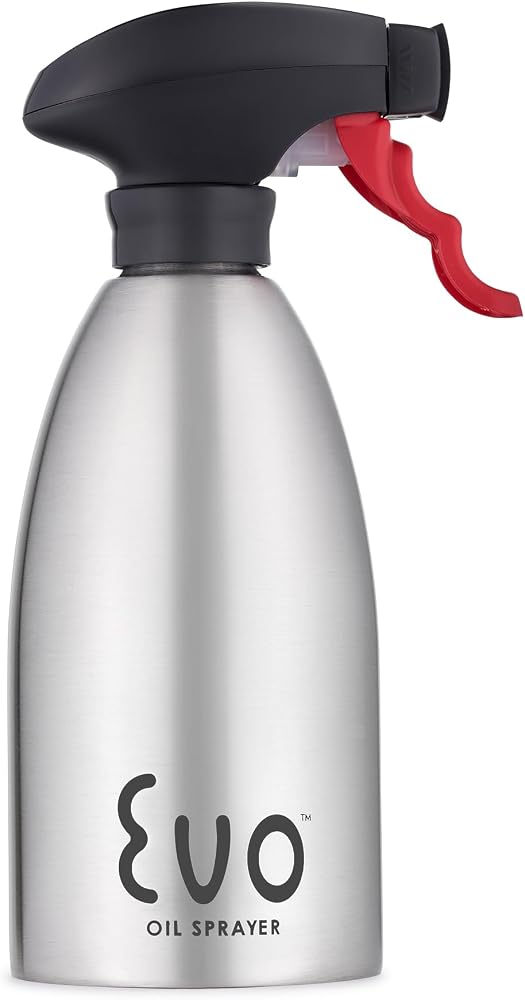Evo Stainless Oil Sprayer 16 oz — Silver